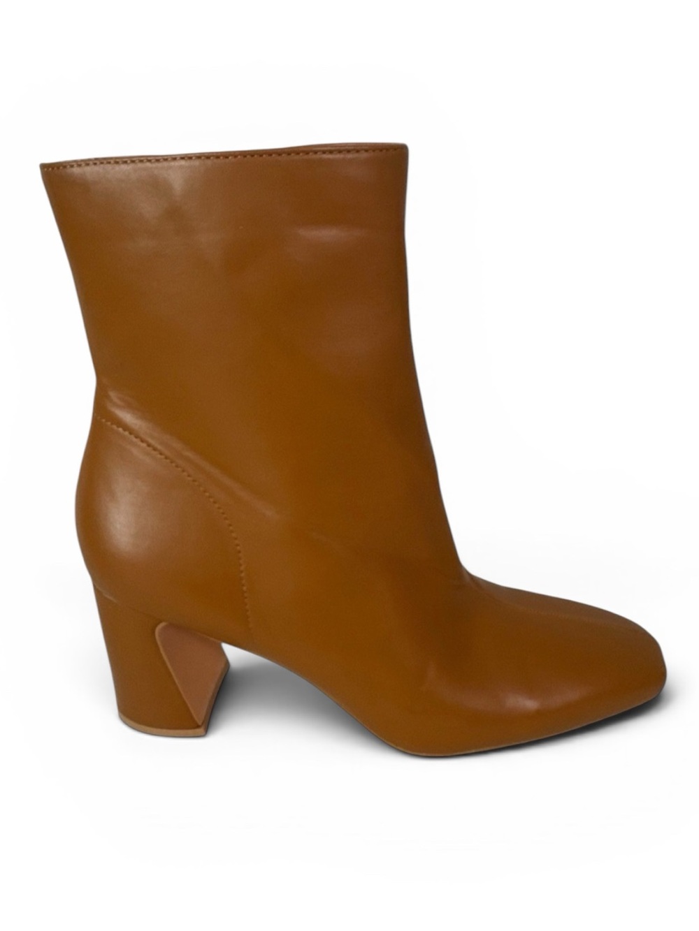 London Rag Bruna Women's 10 Square Toe Ankle Boots Tan NWOB